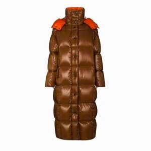 Moncler Parnaiba Hooded Long Down Jacket